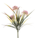 Set 9 Piante Artificiali Allium in pvc Composto da 3 fiori H 40 cm