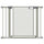 Cancelletto di Sicurezza per Cani Estensibile con Chiusura Automatica 75-103x76 cm Grigio