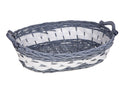 Set 2 Cesti Ovali con Manici 50x35x14 cm