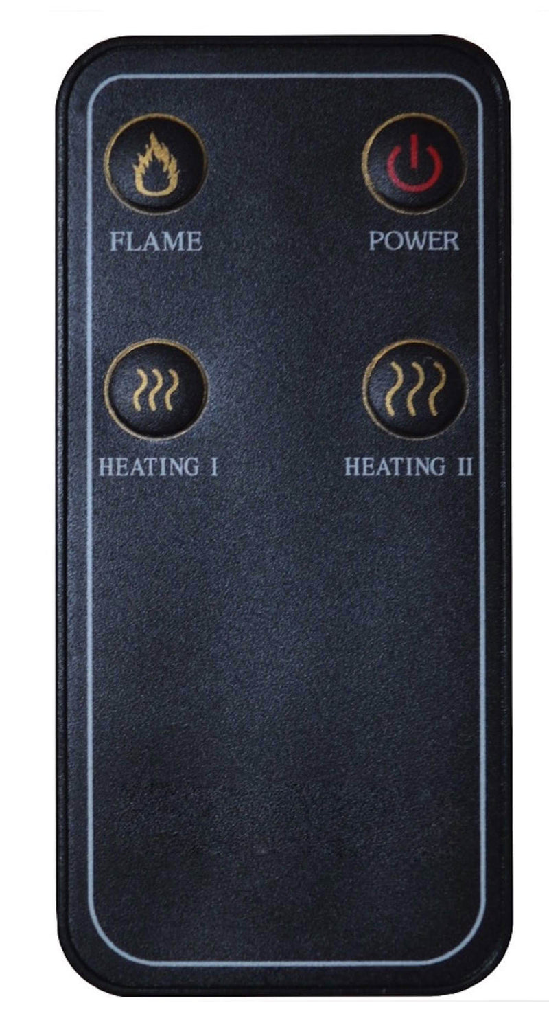 Camino Elettrico da Parete Effetto Fiamma 1800W Ruby Fires Varese