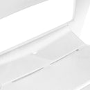 Set 6 Sedie da Giardino Keter Julie 61,5x58,5x79 cm Effetto Legno Bianco 