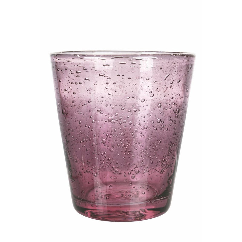 Set 6 Bicchieri Acqua Cancun Provence in Vetro VdE Tivoli 1996 Viola