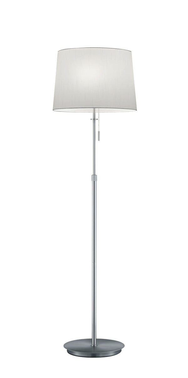Lampadaire d'intérieur E27 en métal nickel mat sconto