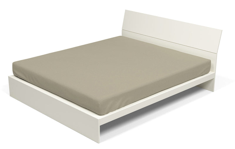 Lenzuolo Sotto con Angoli ed Elastico Tinta Unita Tortora