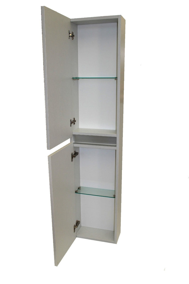 Mobile da Bagno a Colonna 2 Ante in Melaminico 35x32x160cm TFT Bali Corda