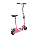 Monopattino Elettrico per Bambini 120W Pieghevole con Sella Rosa 