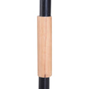 Lampada da Tavolo con Angolo Regolabile in Metallo e Legno Nero 30x18x62 cm 