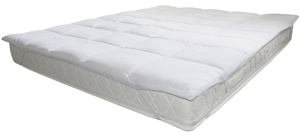 Topper matelassé matelassé avec élastique matelassé Basic blanc différentes tailles prezzo