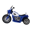 Moto Elettrica Polizia per Bambini 6V Police Blu 