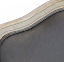 Poltrona Christy in Velluto Taupe 64x72x92 h cm in Legno Tortora