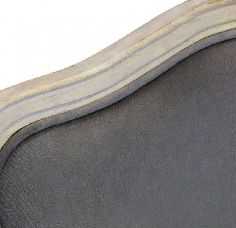 Poltrona Christy in Velluto Taupe 64x72x92 h cm in Legno Tortora