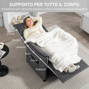 Poltrona Reclinabile Elettrica con Telecomando 80x83x104 cm in Tessuto Effetto Velluto Nero   