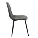 Sedia Avril 43x54x84 h cm in Plastica Grigio scuro