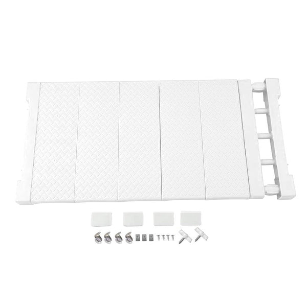 Étagère Extensible pour Armoires 35x45cm Étagère de Meuble Télescopique Blanc acquista