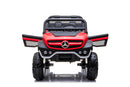 Macchina Elettrica per Bambini 12V con Licenza Mercedes Unimog Rossa 