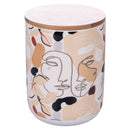 Set 2 Barattoli 750 ml in Bone China VdE Tivoli 1996 Face to grey 