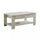 Table Basse Myrto 110x60x44 h cm en Aggloméré Effet Ciment Gris