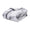 Couette double avec imprimé en percale de coton 100gr Garrini Lauren Grey
