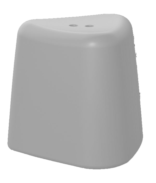 online Sgabello da Giardino 52,5x48 cm in Resina Arkema Gaia Bianco