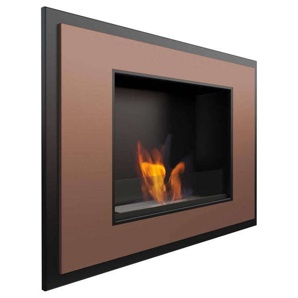 Cheminée Bioéthanol Murale 80x59 cm Flig Los Angeles Bronze acquista