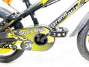 Bicicletta per Bambino 16" 2 Freni con Borraccia e Scudetto Frontale Nera