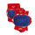 Kit de protection pour coudes et genoux en plastique rigide sous licence Disney Cars pour enfants