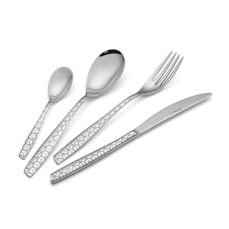 Servizio Set di Posate 24 pezzi in Acciaio Inox Eme Elevene Exa