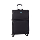 Trolley Valigia Grande Espandibile in Poliestere TSA Ravizzoni Manila Nero