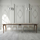 Consolle Allungabile in Legno H77x45x92/305cm Bassano Noce Classica