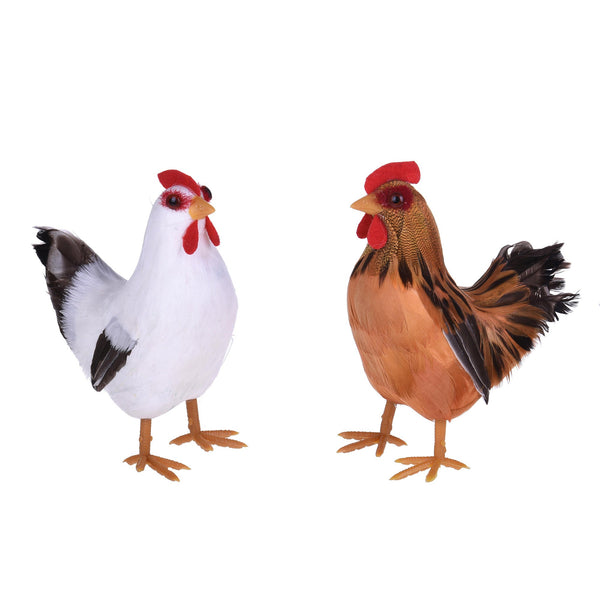 Set 4 Galline Decorative H 13 cm acquista