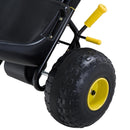 Go-Kart a Pedali per Bambini Nero e Giallo 