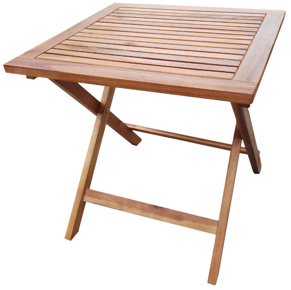 Table de Jardin Pliante Carrée 46x46 cm en Bois acquista
