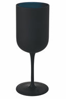 Set 6 Calici Frosted in Vetro 450 ml Villa d'Este Home Tivoli Masai Black