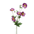 Set 12 Fiori Artificiali di Anemone Altezza 81 cm Viola
