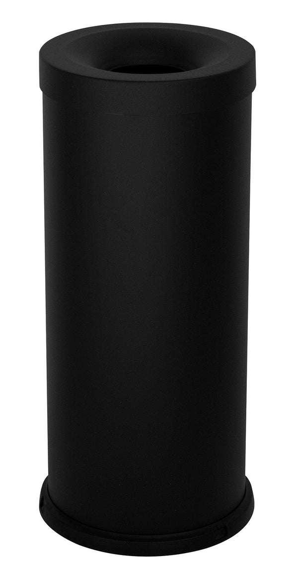 Pattumiera Gettacarte Ø25xh60 cm Autoestinguente In Acciaio Verniciato Nero Seconda Scelta acquista