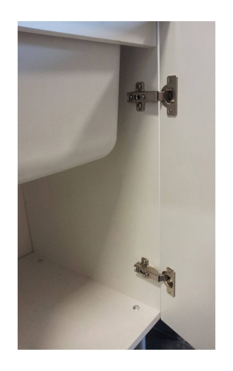 Mobile Lavatoio in Legno 60x50x85cm 2 Ante Forlani Cleanly Bianco