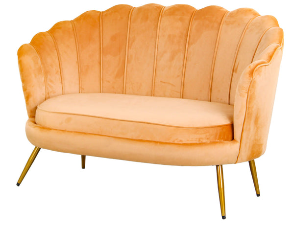 Canapé 2 places 128x85 cm en Velours Caramel acquista