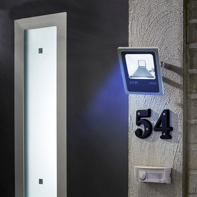 Faro LED RGB da Esterno 20W con Staffa e Angolazione 120° con Protezione IP66