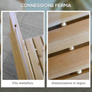 Passerella per Giardino Vialetto 120x38 cm in Legno di Abete Arrotolabile       