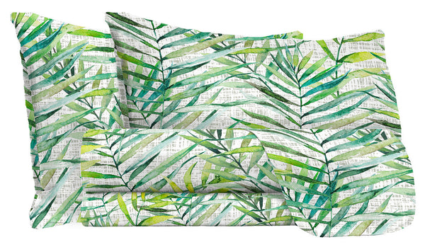 Ensemble de draps et taies d'oreiller en microfibre Honolulu Différentes tailles prezzo