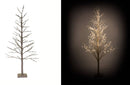 Albero di Natale Luminoso 186 LED in Carta H150cm Oro