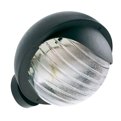 prezzo Applique murale ronde de couleur noire basse pour résidence extérieure Sovil Line