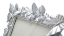 Cornice Farfalle 30x4x36 cm in Poliresina e Vetro Argento