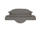 Copripiumino con Sacco e Federe Linea Water Washed Nocciola