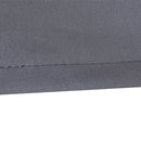 Telo di Ricambio per Tenda a Bracci Retrattile 347x240 cm  in Poliestere Anti UV Grigio  