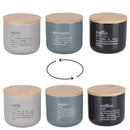 Set 3 Barattoli Sale Zucchero e Caffè 500 ml in New Bone China VdE Tivoli 1996 