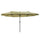 Parasol de jardin double toit 4,6x2,7m Roland Ecru