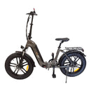 Fat-Bike Bicicletta Elettrica Pieghevole 36V a Pedalata Assistita 20"" 250W Grigio Antracite