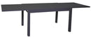 Tavolo da Giardino Allungabile 135/270x90x75 cm in Alluminio Cleveland Antracite