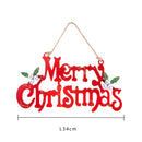Decoro Merry Christmas H61 cm Rosso